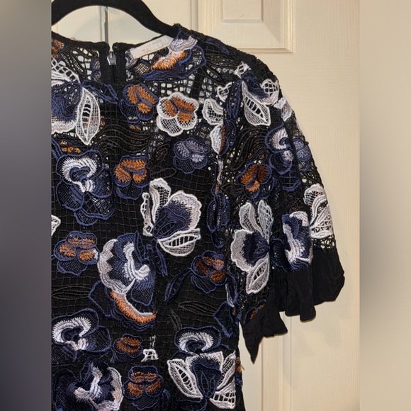 La Maison Talulah Mini Dress Multi Color Lace - Picture 4 of 9